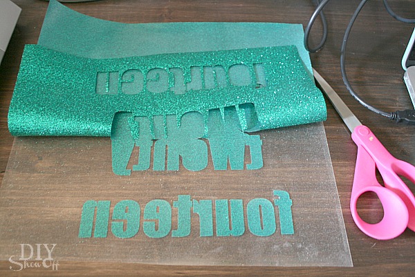 DIY Glitter Iron-On Vinyl Tutorial - DIY Show Off ™ - DIY Decorating and  Home Improvement BlogDIY Show Off ™ – DIY Decorating and Home Improvement  Blog